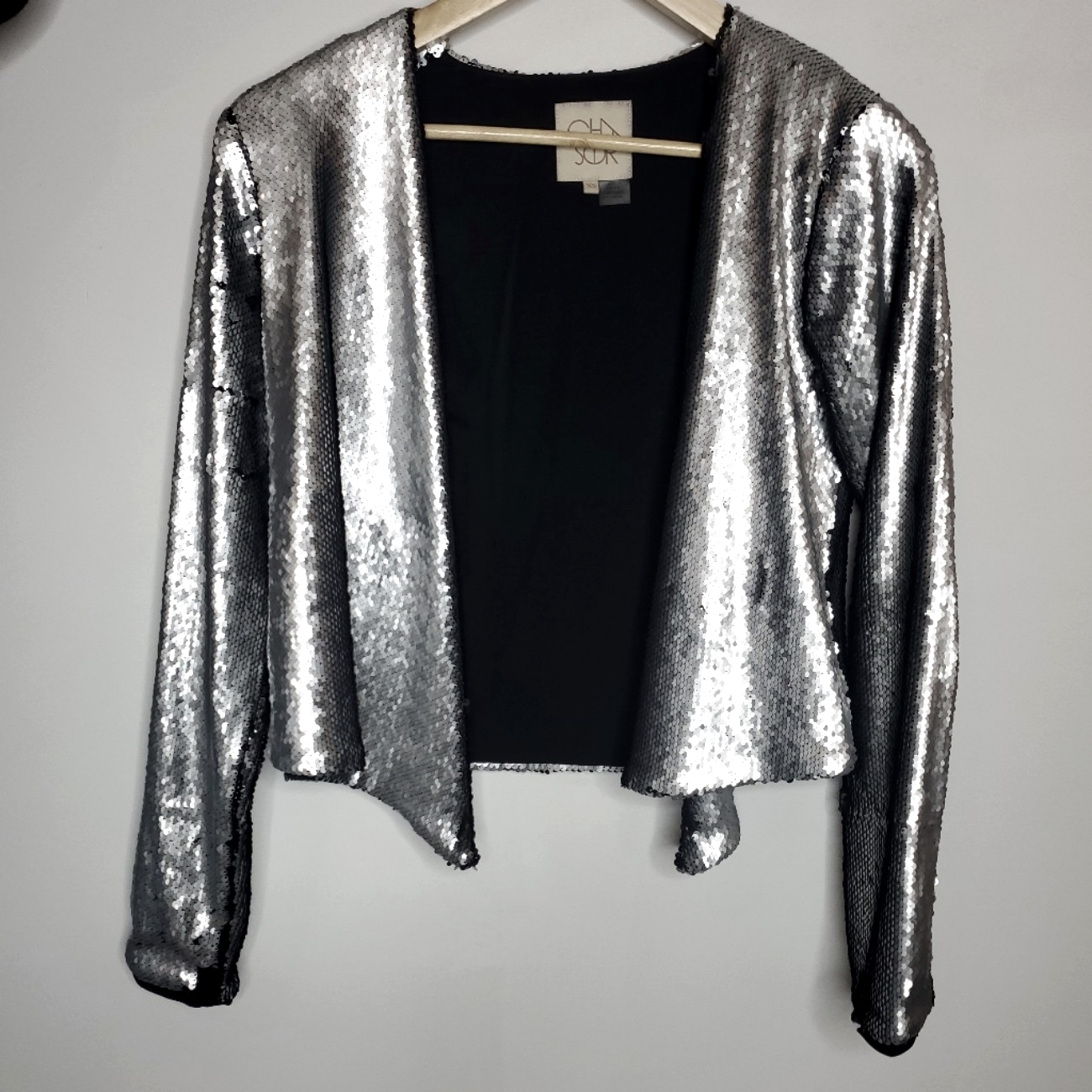 Chaser Sequin Silver Jacket